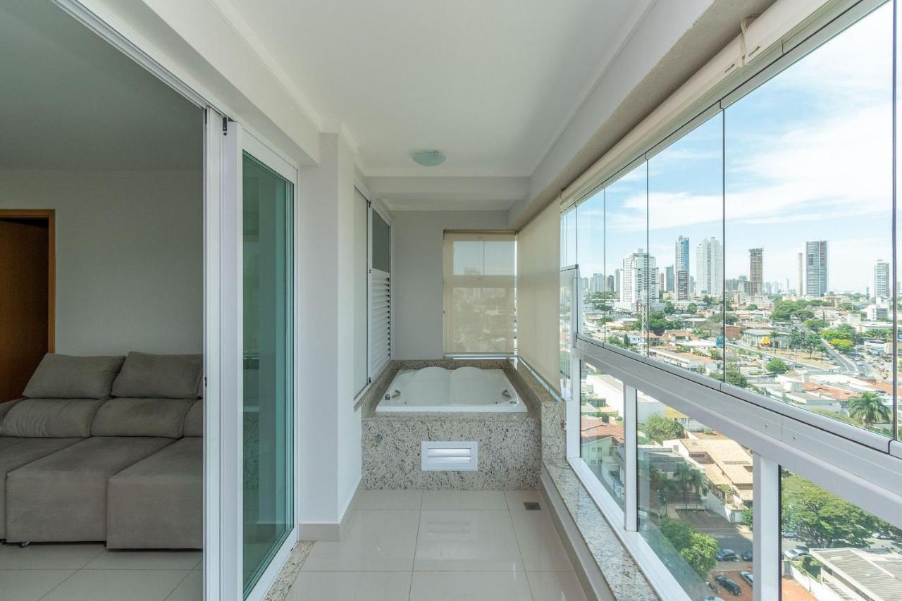 Apartamento De 1 Quarto Com Vista Para O Parque Vaca Brava E Com Jacuzzi No Setor Bueno - El1802 Goiânia Zewnętrze zdjęcie