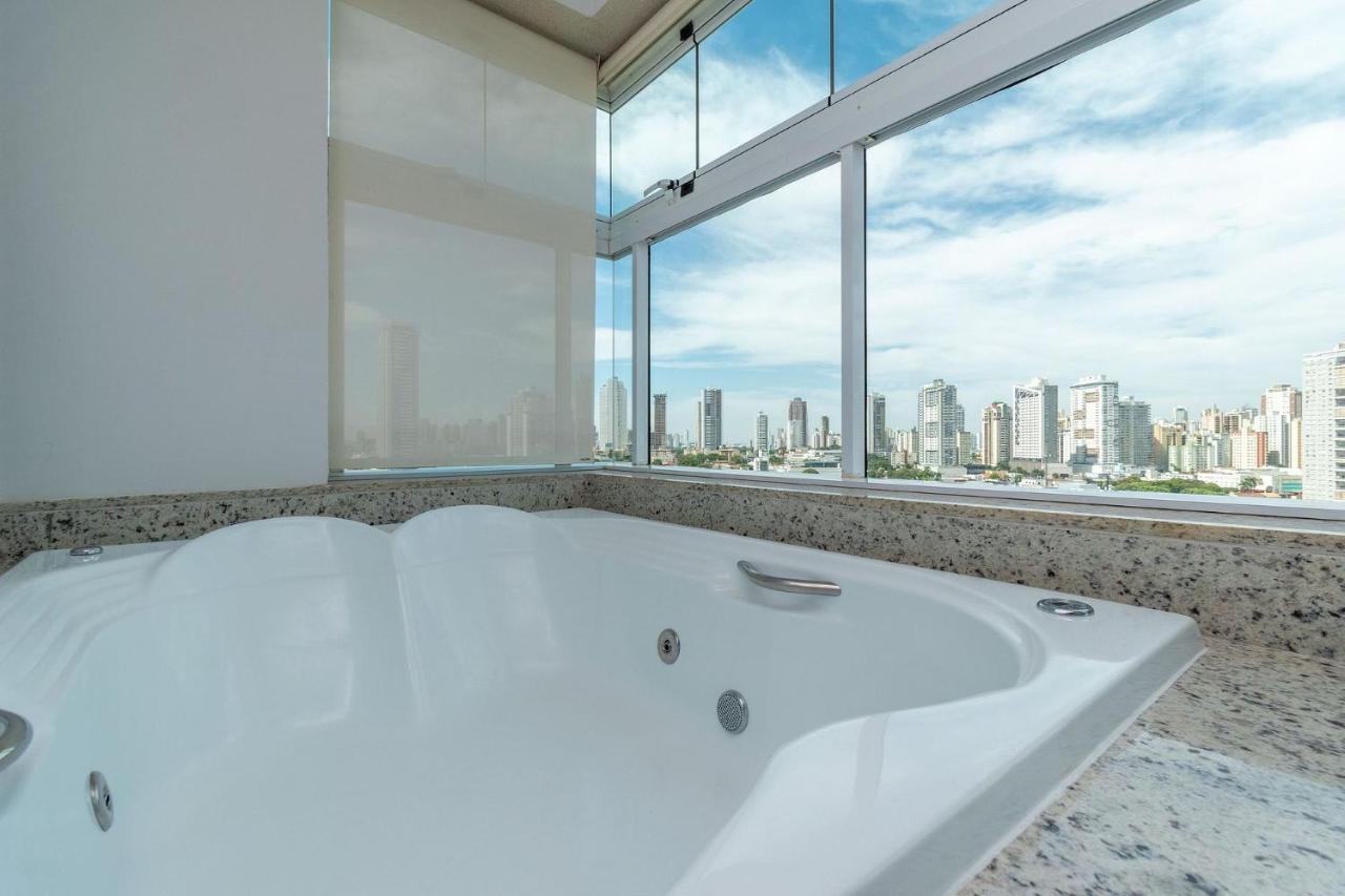 Apartamento De 1 Quarto Com Vista Para O Parque Vaca Brava E Com Jacuzzi No Setor Bueno - El1802 Goiânia Zewnętrze zdjęcie