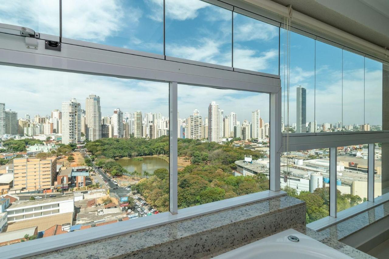 Apartamento De 1 Quarto Com Vista Para O Parque Vaca Brava E Com Jacuzzi No Setor Bueno - El1802 Goiânia Zewnętrze zdjęcie